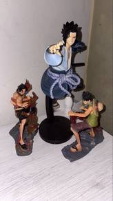 SASUKE AND ONE PIECE FIGURe