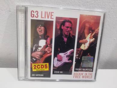 CD G3 Live -JoeSatriani-Steve Vai-YngwieMalmsteen