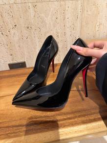 Christian Louboutin Miss Z 100 Black Heels