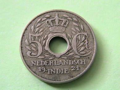Netherlands Indie 5 Cents 1921 [Kod : A1955]
