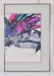 Framed Offset Lithograph Print – Abstract Right Pa