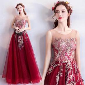 Red sequin prom wedding bridal dress gown RBP0813