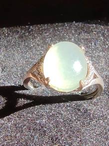 Jadeite Jed Burma Asli 100% Gred A Kaca Lut Sinar