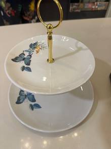 Brand new 2 tier dessert plate stand