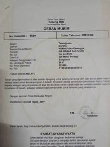 Residential Land in Marang, TRG