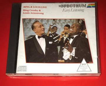 BING CROSBY & LOUIS ARMSTRONG LIVE Cd