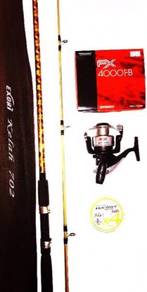 Shimano fx 4000 combo kelah 6 10-20lb rod