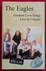 Eagles LIVE IN CONCERT Cassette Tape