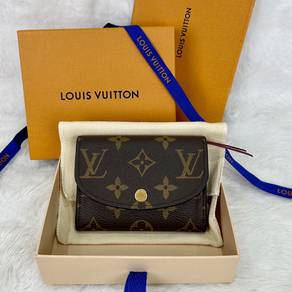 LV Rosalie Monogram Brown Coin Purse Wallet