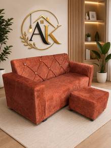 sofa 3 seater+stool(L-shape) | COD | harga murah