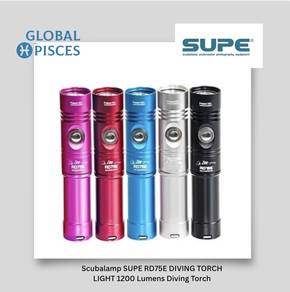 Scuba Diving Torch SUPE RD75E 1200 Lumens