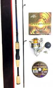 Shakespeare spinning rod combo exori speedy 4000