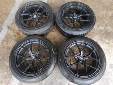 Rim second 19 BBS F1R siap tayar X70 CX5 CRV CX8