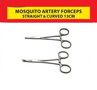 Mosquito forceps straight/curved 5" promo price