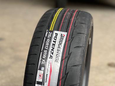 Tayar Baru 215 45 17 Bridgestone Potenza RE005 26
