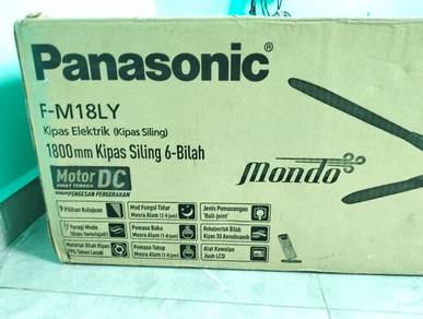Kipas Panasonic 1800mm 6 bilah Baru