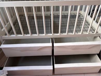 Baby Coat with 4 Drawers Tube Home Miki, w/matress