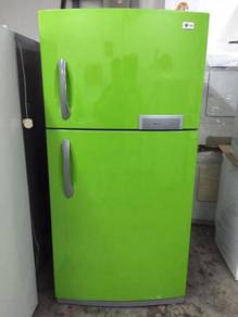 Refrigerator Fridge Peti Sejuk Freezer LG Green
