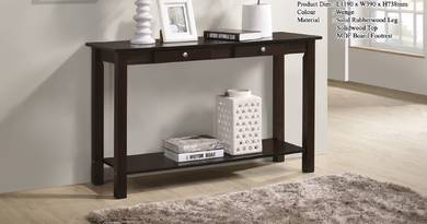 3.96Ft Console Table With 2 Drawer