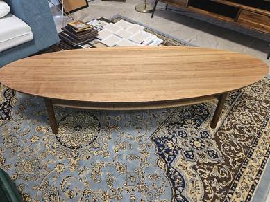 solid almond wood table