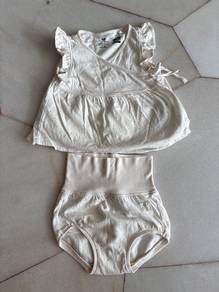 H&M baby kimono style 2-4 months beige