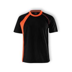 T- shirt Round Neck Short Sleeve Code 1012 Black