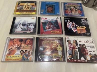 8 Tamil & 1 Hindi Songs/ Etc Audio CDs 