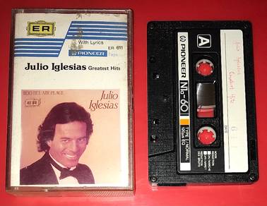 JULIO IGLESIAS - GREATEST HITS Cassette