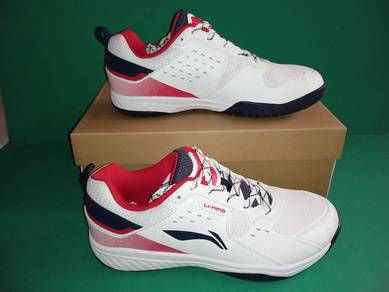 ITEM BARU_Kasut Sukan Badminton White size 43
