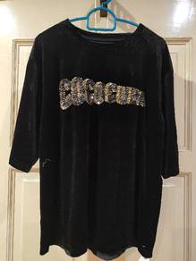 velvet black top