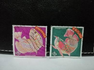 2000 Malaysia Stamp Fish, Chinese New Year