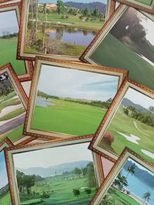 GOLF RESORT INVITATION CARDS Bundle of 11 Cards