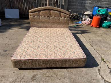 Divan Katil Queen Bed Frame Fabric