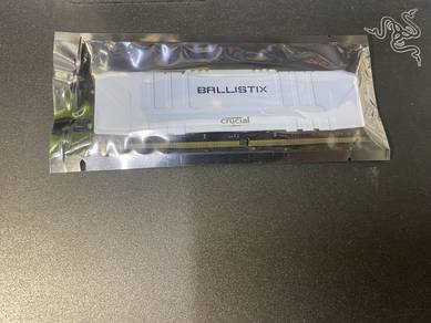 Crucial Ballistix DDR4 RAM 16GB 3200MHz (White)