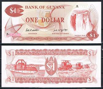 GUYANA 1 DÓLLAR 1992 Pick 21g
