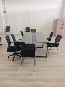 New set of conference table and chairs 