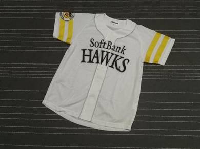 SOLF BANK HAWKS PUTIH BY MIZUNO baseball jerseys s