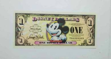 Disney 1 Dollar 2008  T series   -  unc