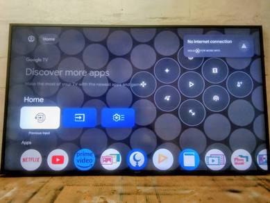 sharp 4k smart google UHD tv 65 inches
