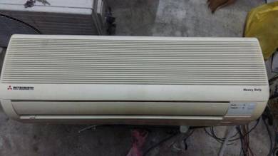 Aircond Mitsubishi Remote control 1.5hp Air Cond