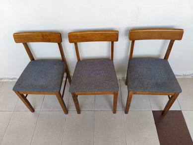 (Each price ) Solid Wooden Dining Chairs with Grey