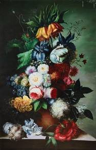 Vibrant Floral Still-Life Oil Painting II
