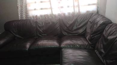 Sofa L Shape Leather