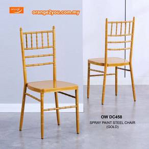 Banquet / Tiffany Steel Chair (GOLD)