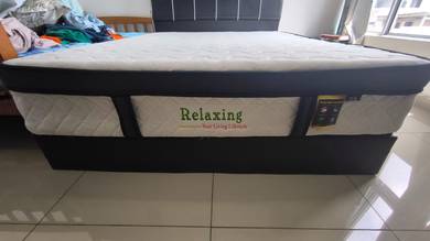 Queen size bed with frame