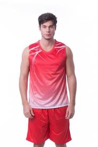 Jersi REVERSIBLE BASKETBALL JERSEY (RED)