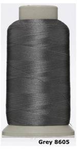 Grey 8605 Embroidery Machine Thread Benang Sulam