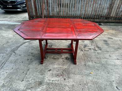 4-6ft Solid Extendable Table Meja Outdoor