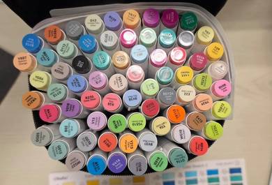 Ohuhu Alchohol Markers 72 Pcs