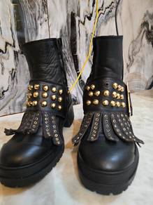 Blueberry boots leather women